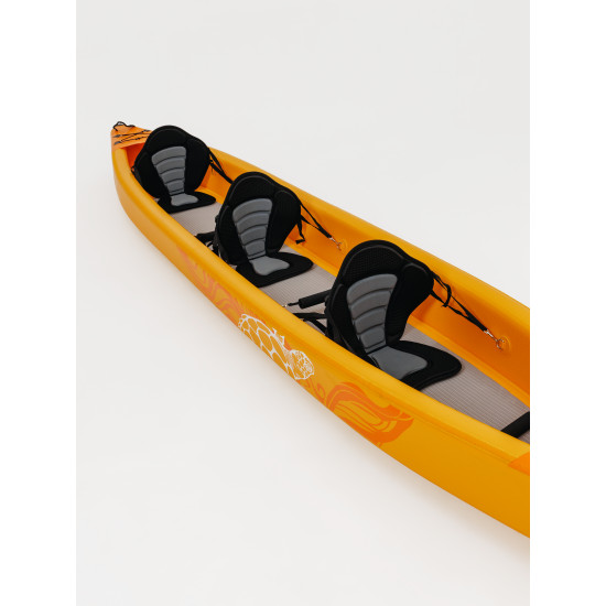Blau See надувной каяк трехместный Turtle-3 Expedition 