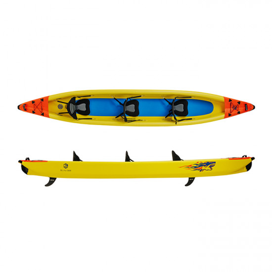  Blau See надувной каяк Shark-3 Expedition